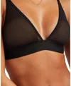 Negative Sieve Triangle Bra In Black