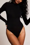 Negative Slink Bodysuit In Black