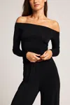 Negative Slink Top In Black