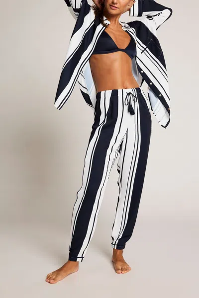 Negative Supreme Jogger Pant In Midnight Stripe