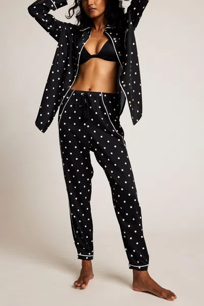 Negative Supreme Jogger Pant In White Dot In Multi