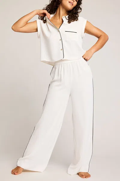 Negative Supreme Track Pant In Ivory In White