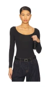 Negative Underwear Base Bodysuit In Black