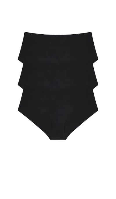 Negative Underwear Base Boy Short 3-pack In Black