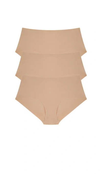 Negative Underwear Base Boy Short 3-pack In Brown