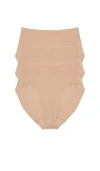 Negative Underwear Base High Rise Brief 3-pack In Neutral