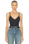 Negative Underwear Base Tank Bodysuit In Black