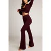 Negative Underwear Club Flare Pants In Brown