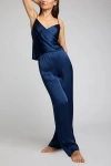 Negative Underwear Eclipse Washable Silk Track Pant In Blue