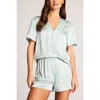 Negative Underwear Eclipse Washable Silk V-top In Green