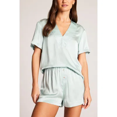 Negative Underwear Eclipse Washable Silk V-top In Green