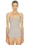 Negative Underwear For Fwrd Whipped Cami Top In Gray