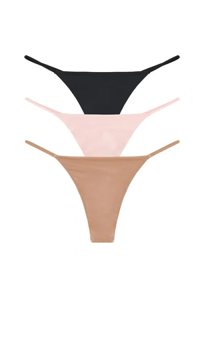 Negative Underwear Glacã© String Thong (3-pack) In Neutral