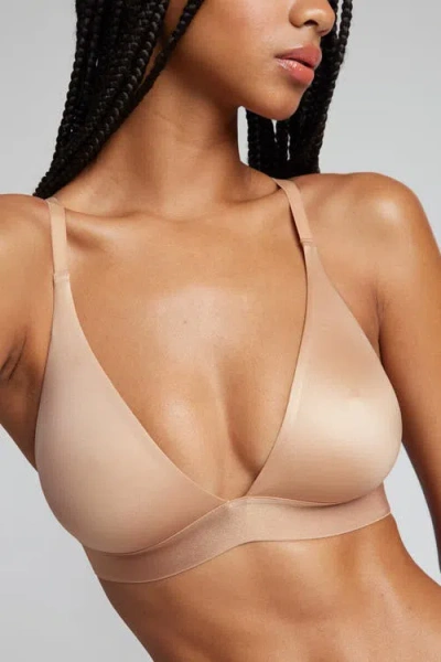 Negative Underwear Glacé Triangle Bra In Pink