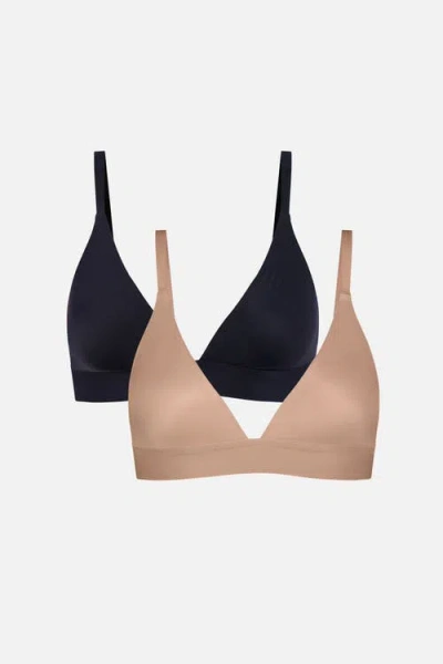 Negative Underwear Glacé Triangle Bra In Multi