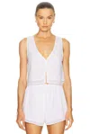 Negative Underwear Island Tank Top In White