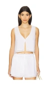 Negative Underwear Island Tank Top In White