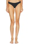 Negative Underwear Pointelle Dipped Thong In Black