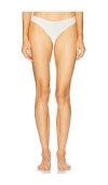 Negative Underwear Pointelle Dipped Thong In White