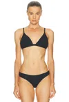Negative Underwear Pointelle Mini Bra In Black