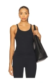 Negative Underwear Pointelle Tank In Black