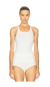 Negative Underwear Pointelle Tank In White