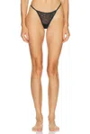 Negative Underwear Serpente String Thong In Black