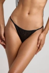 Negative Underwear Serpente String Thong In Black