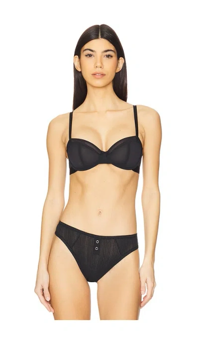 Negative Underwear Sieve Balconette Bra In Black