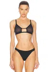 Negative Underwear Sieve Cutout Bra