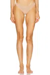 Negative Underwear Sieve Dipped Thong In Neutral