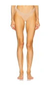 Negative Underwear Sieve Dipped Thong In Neutral