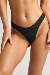 Negative Underwear Sieve Dipped Thong In Black