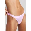 Negative Underwear Sieve Thong In Pink