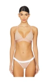 Negative Underwear Sieve Triangle Bra In Buff