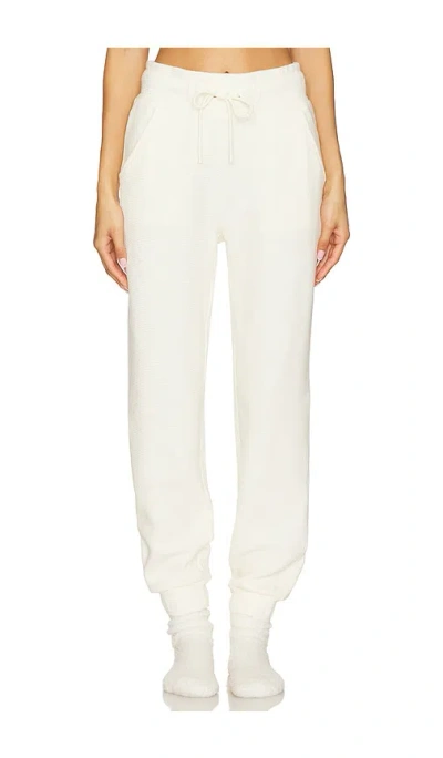 Negative Underwear Waffle Knit Jogger In Cream