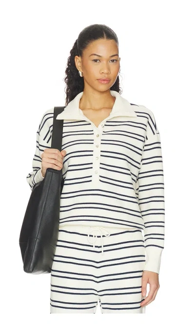 Negative Underwear Waffle Knit Pullover In Multi