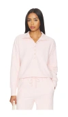 Negative Underwear Waffle Knit Pullover In Pink