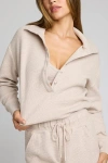 Negative Underwear Waffle Knit Pullover In Sand