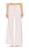 Negative Underwear Waffle Knit Track Pant In 泡芙色