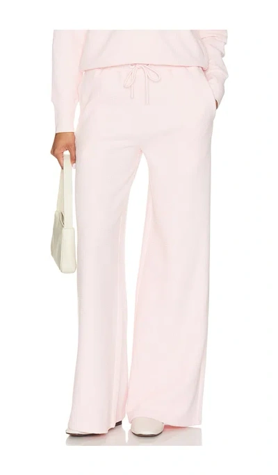 Negative Underwear Waffle Knit Track Pant In Transparent