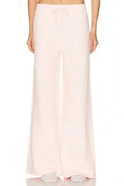 Negative Underwear Waffle Knit Track Pant In Transparent
