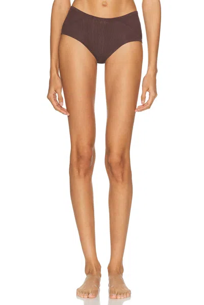 Negative Underwear Whipped Boy Short In Brown