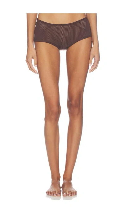 Negative Underwear Whipped Boy Short In Brown