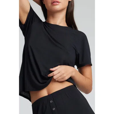 Negative Underwear Whipped Boyfriend Tee In Black