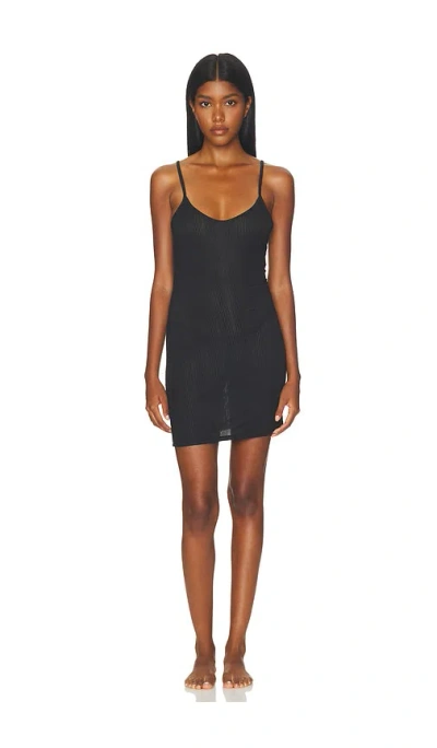 Negative Underwear Whipped Cami Dress In Black