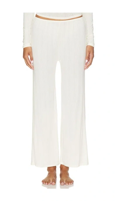Negative Underwear Whipped Cropped Pant In White