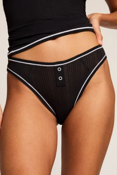 Negative Underwear Whipped French Cut Brief In Black