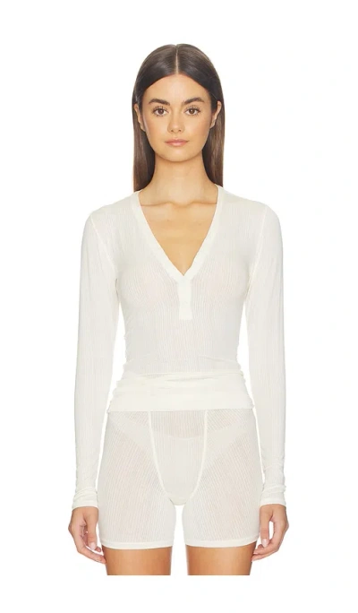 Negative Underwear Whipped Henley In White