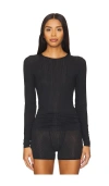 Negative Underwear Whipped Long Sleeve In Black